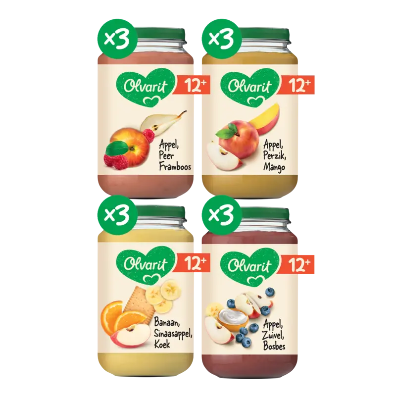 Olvarit Variatiemenu fruit 12m+
