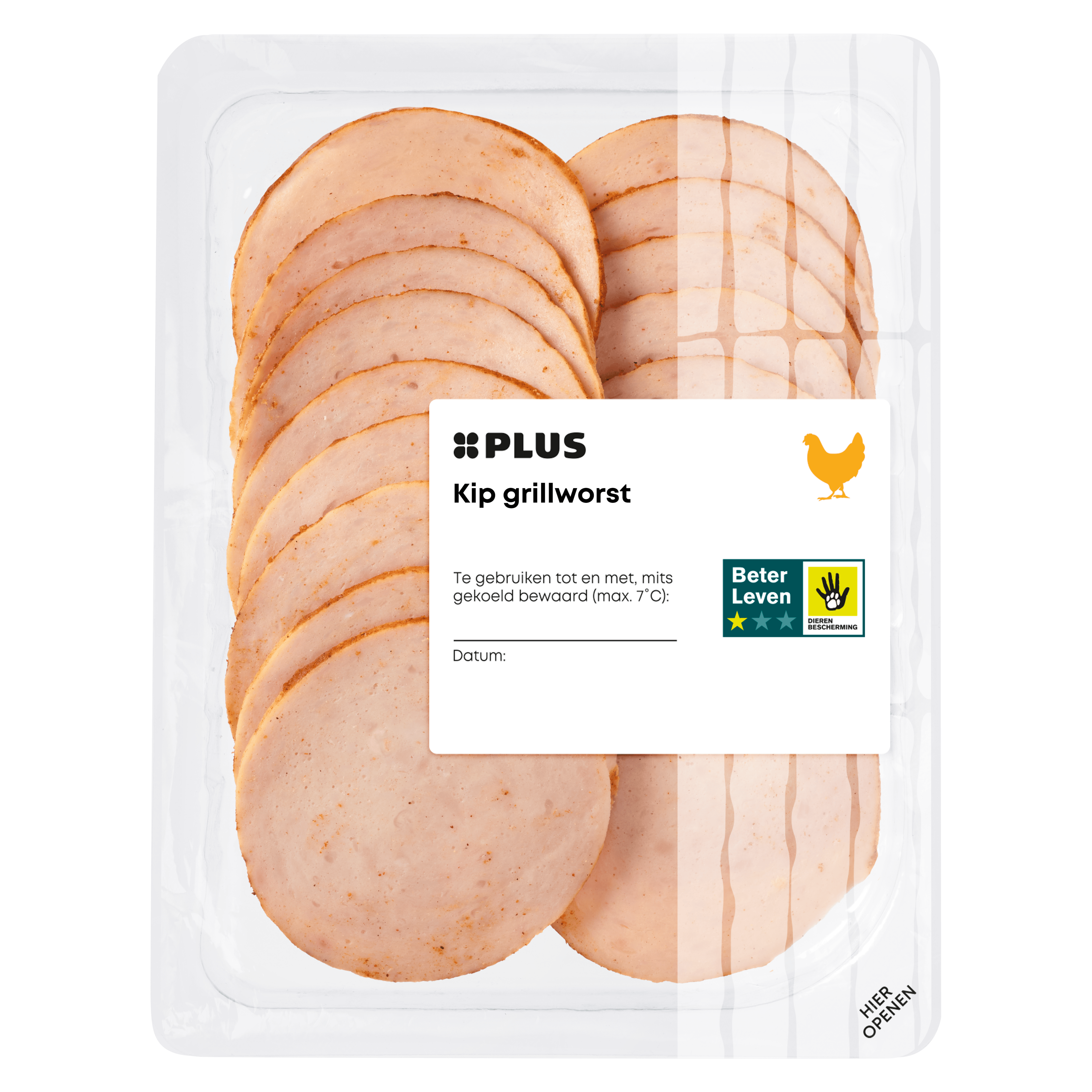 PLUS Kipgrillworst