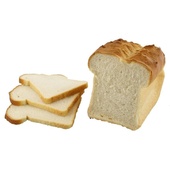 Lokale Bakker knip wit half