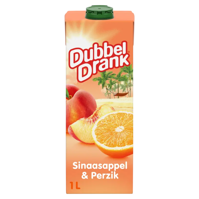DubbelDrank Sinaasappel & perzik