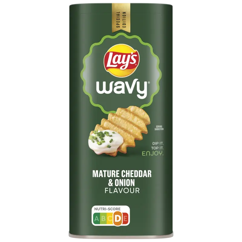 Lay's Wavy mature cheddar & onion snackbox