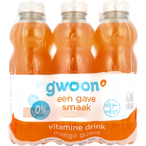 G'woon Vitamine Water Mango/Guave 6-pack