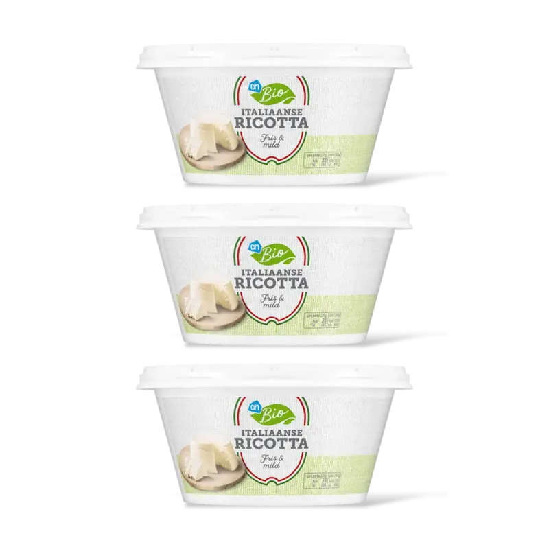 AH Biologisch Ricotta 3-pack