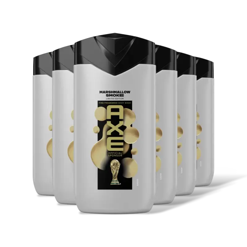 Axe Marshmallow smoke showergel 6-pack