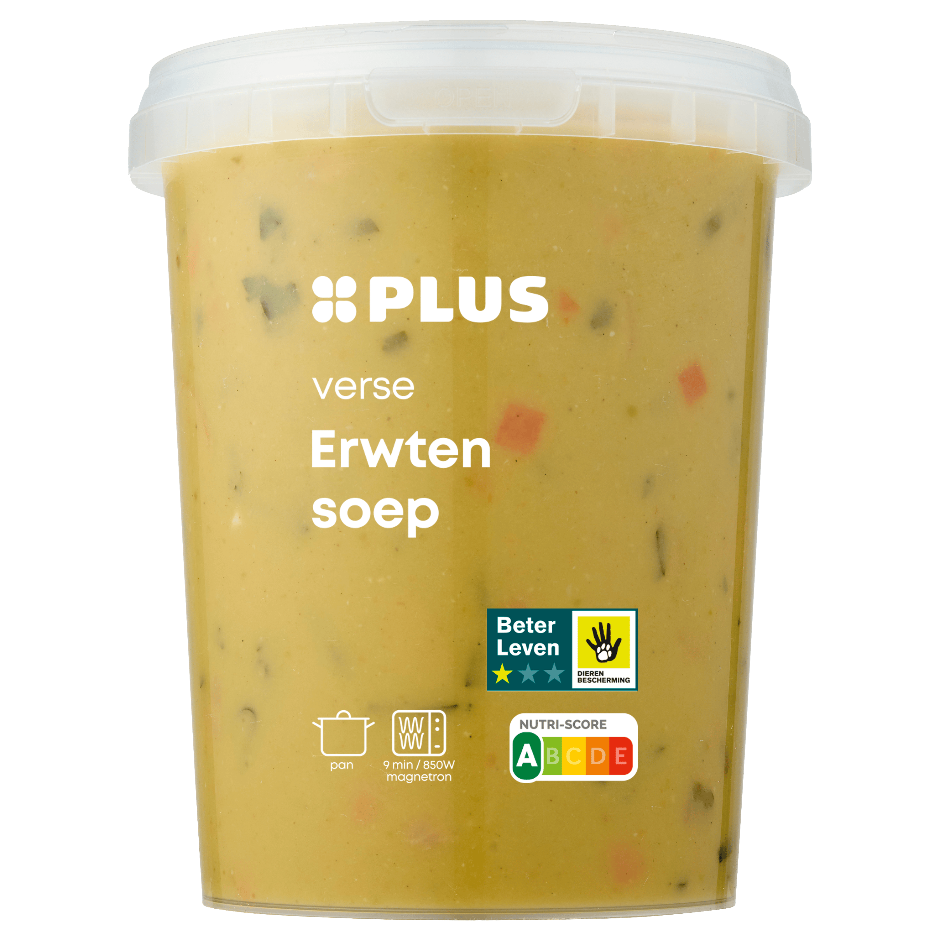 PLUS Erwtensoep grootverpakking