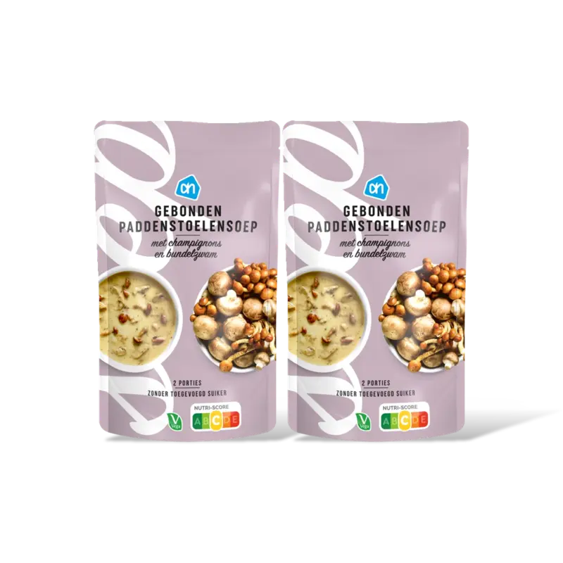 AH Gebonden paddenstoelensoep 2-pack