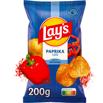 Lay's Paprika Chips 200 gr