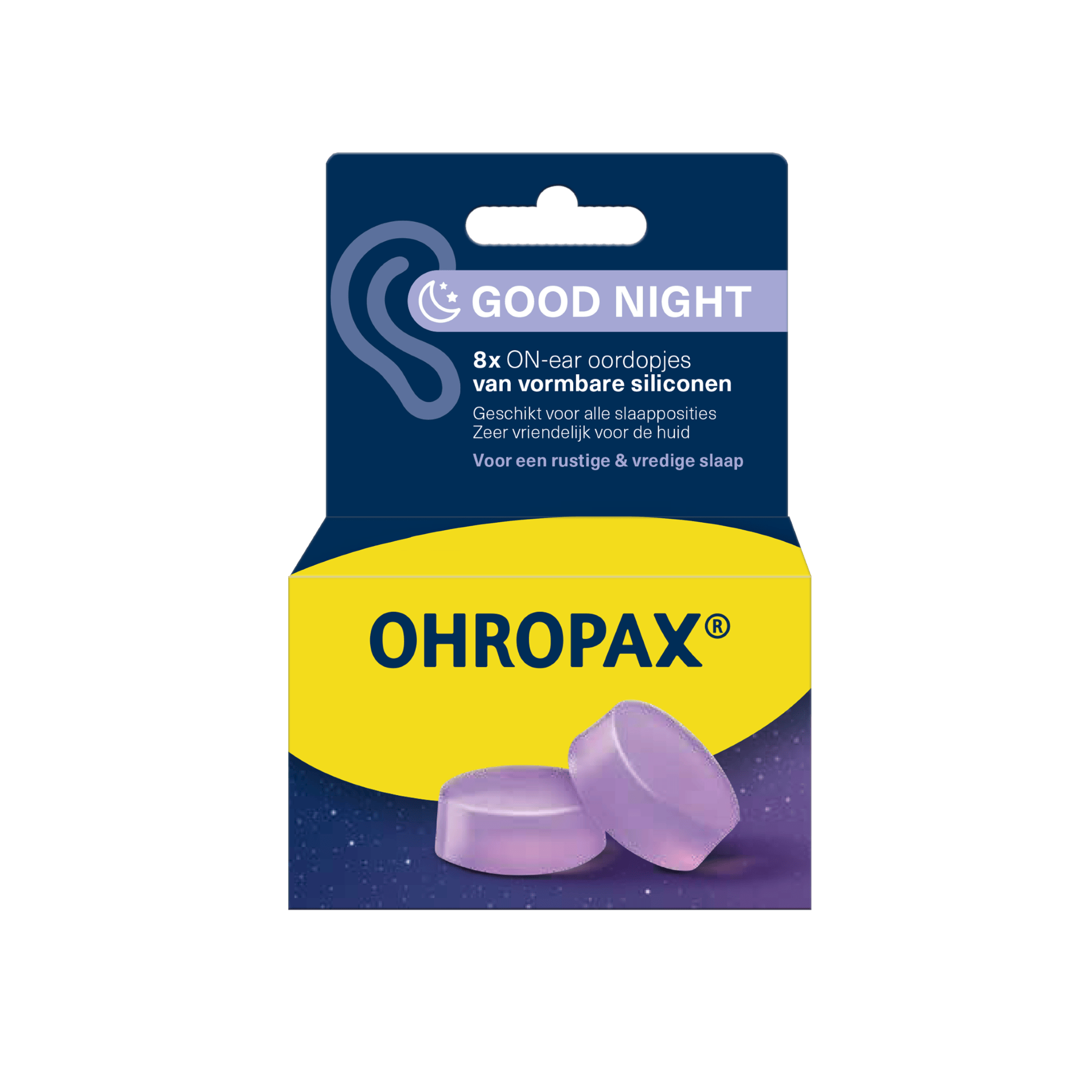Ohropax oordoppen goede nacht