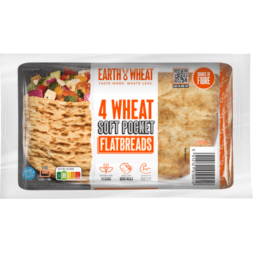 Earth Wheat Flatbread Pocket 280g