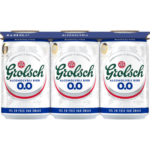 Grolsch Pilsener alcoholvrij 6x33 cl
