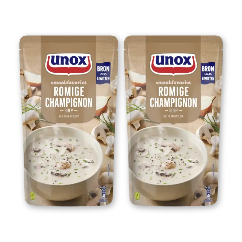 Unox Romige champignonsoep 2-pack