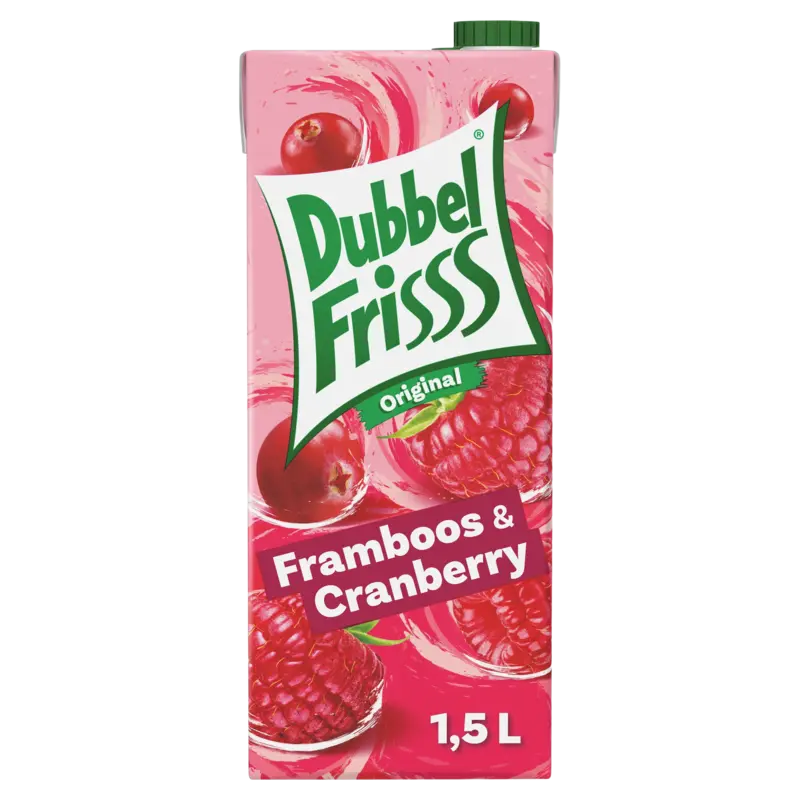 DubbelFrisss Framboos & cranberry