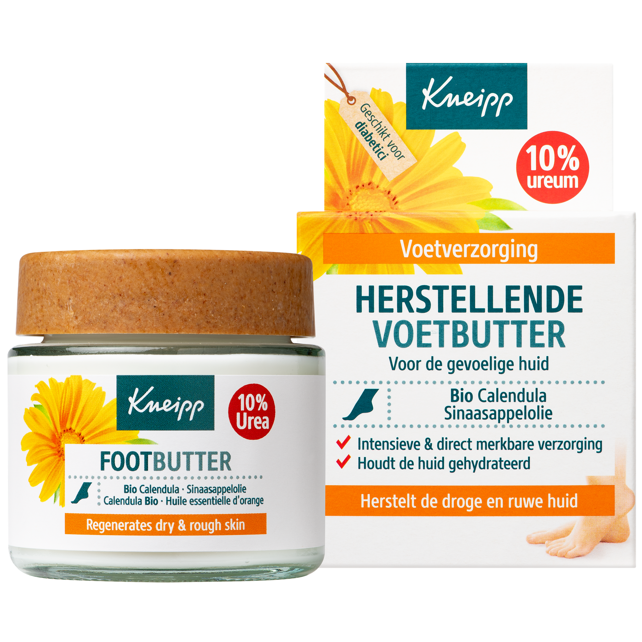 Kneipp Foot Care Voetbutter Calendula Sinaasappelolie 100 ML