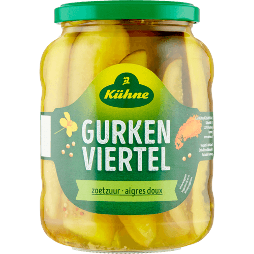 Kühne Gurkenviertel zoetzuur