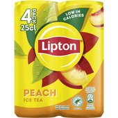 Lipton Lipton Peach 250ml 4 stuks