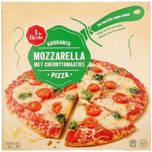1 de Beste Krokante pizza mozzarella cherry