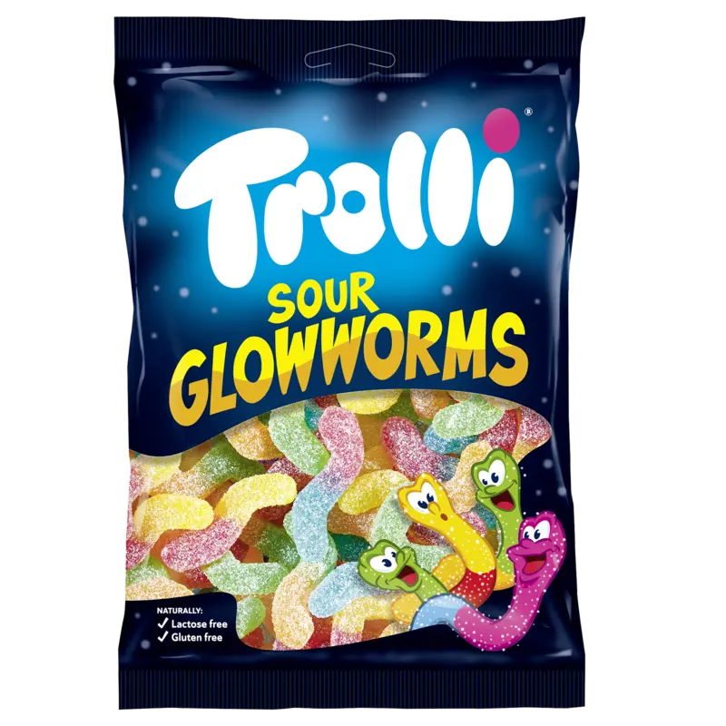 Trolli Zure gloeiwormen