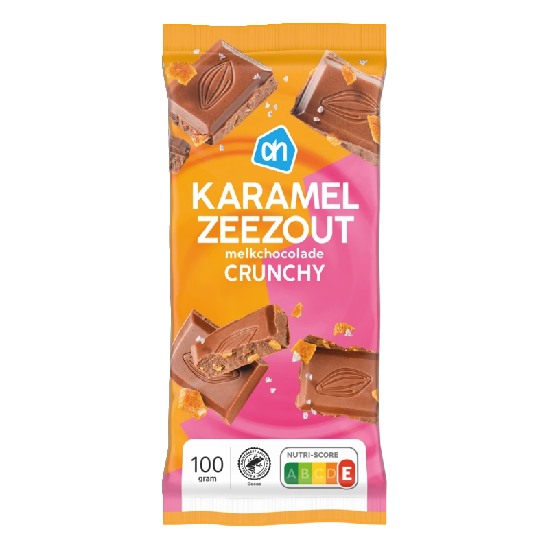 AH Karamel zeezout melkchocolade crunchy