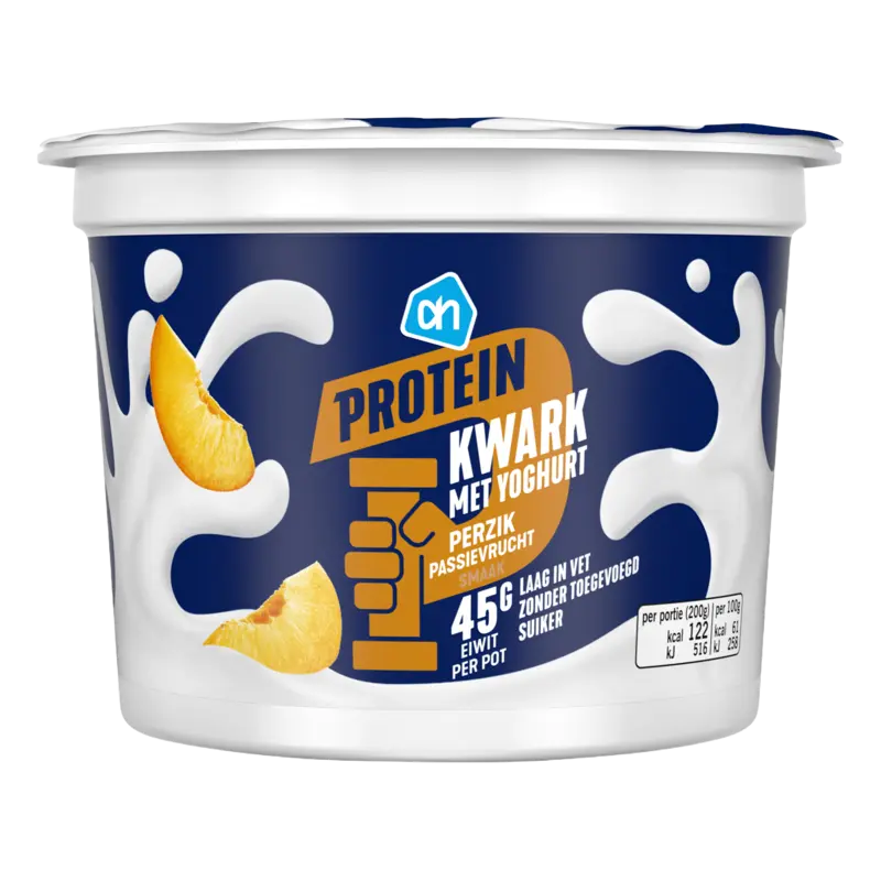 AH Protein kwark met yoghurt perzik