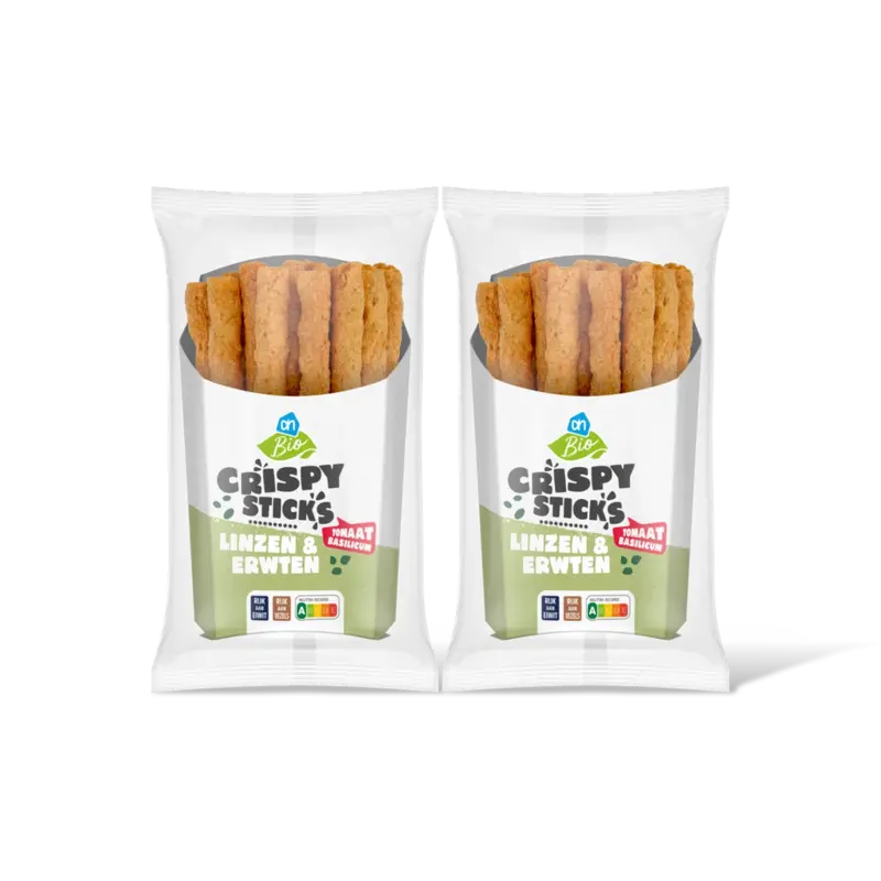 AH Biologisch Peulvruchtensticks tomaat basillicum 2pk