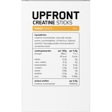 Upfront Creatine Sticks Mango 10 stuks