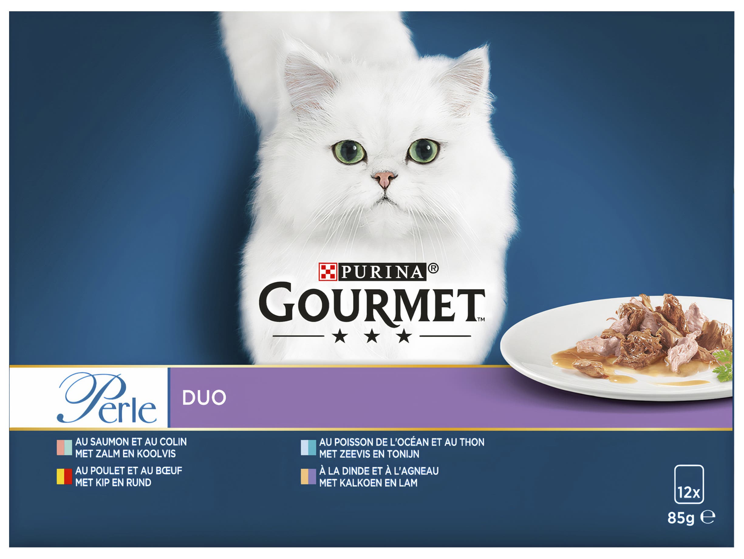 Perle Duo land & zee kattenvoer