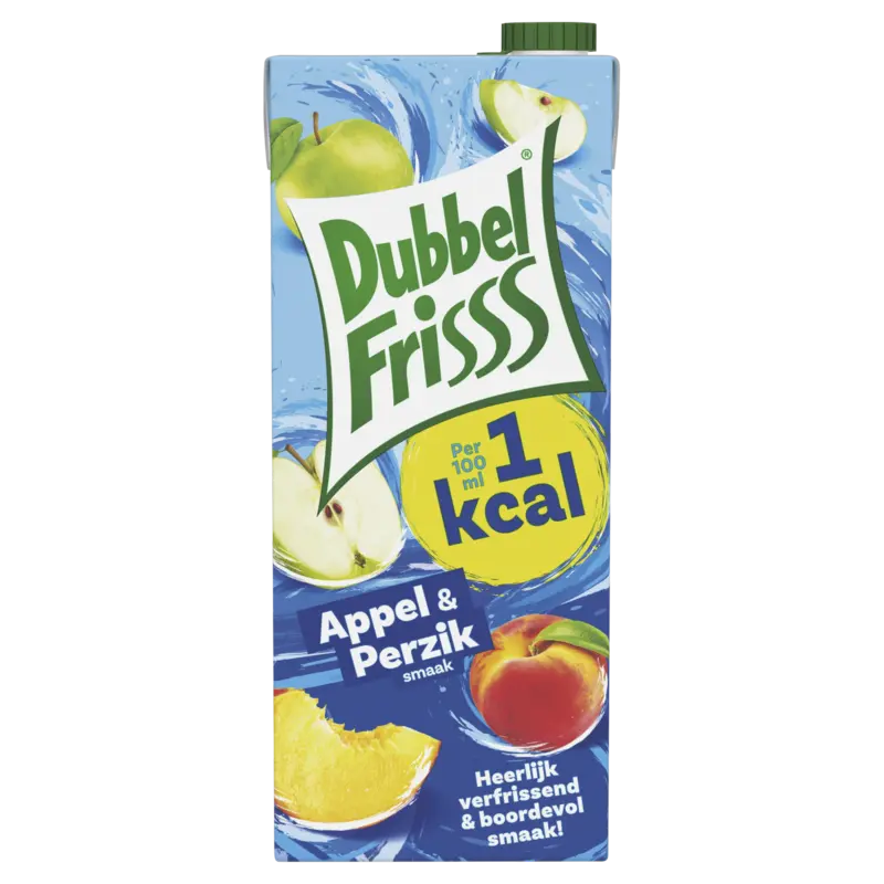 DubbelFrisss 1Kcal Appel & perzik