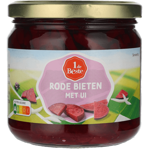1 de Beste Rode bieten met ui