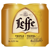 Leffe bier tripel 4x330 ml