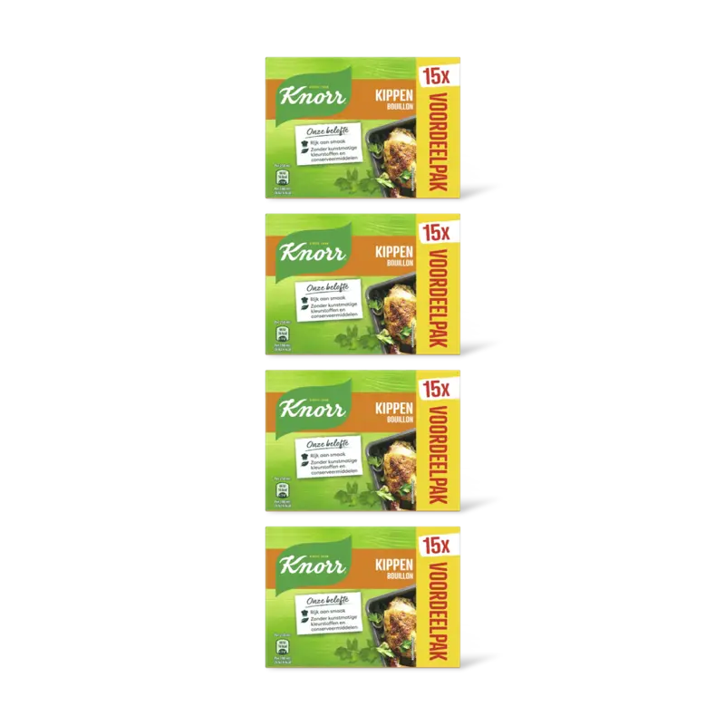 Knorr Kippen bouillon 4-pack