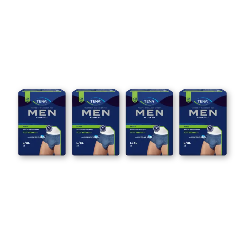 Tena Men active fit pants L/XL 4-pack