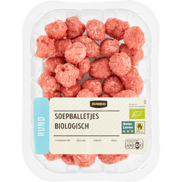 Jumbo Soepballetjes Biologisch Rund 150 g