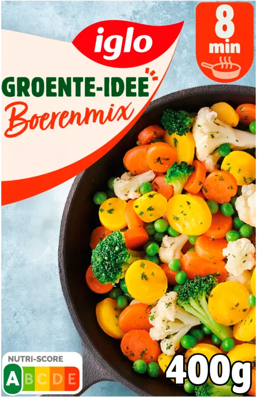 Iglo Roerbak groente idee boerenmix