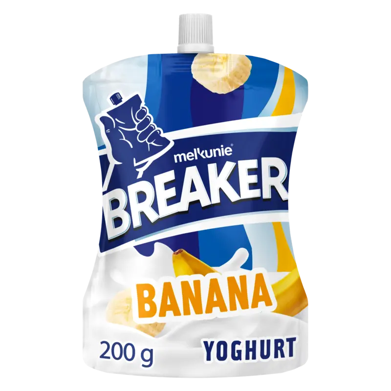 Melkunie Breaker banaan yoghurt