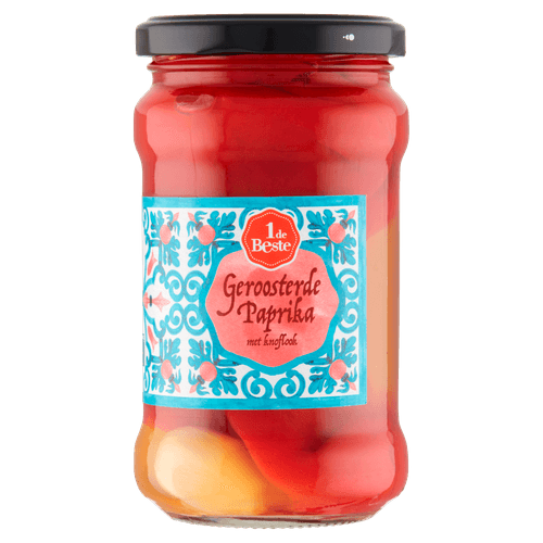 1 de Beste Paprika geroosterd knoflook