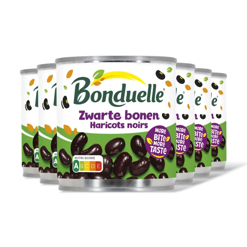 Bonduelle Bonduelle Zwarte bonen 6-pack