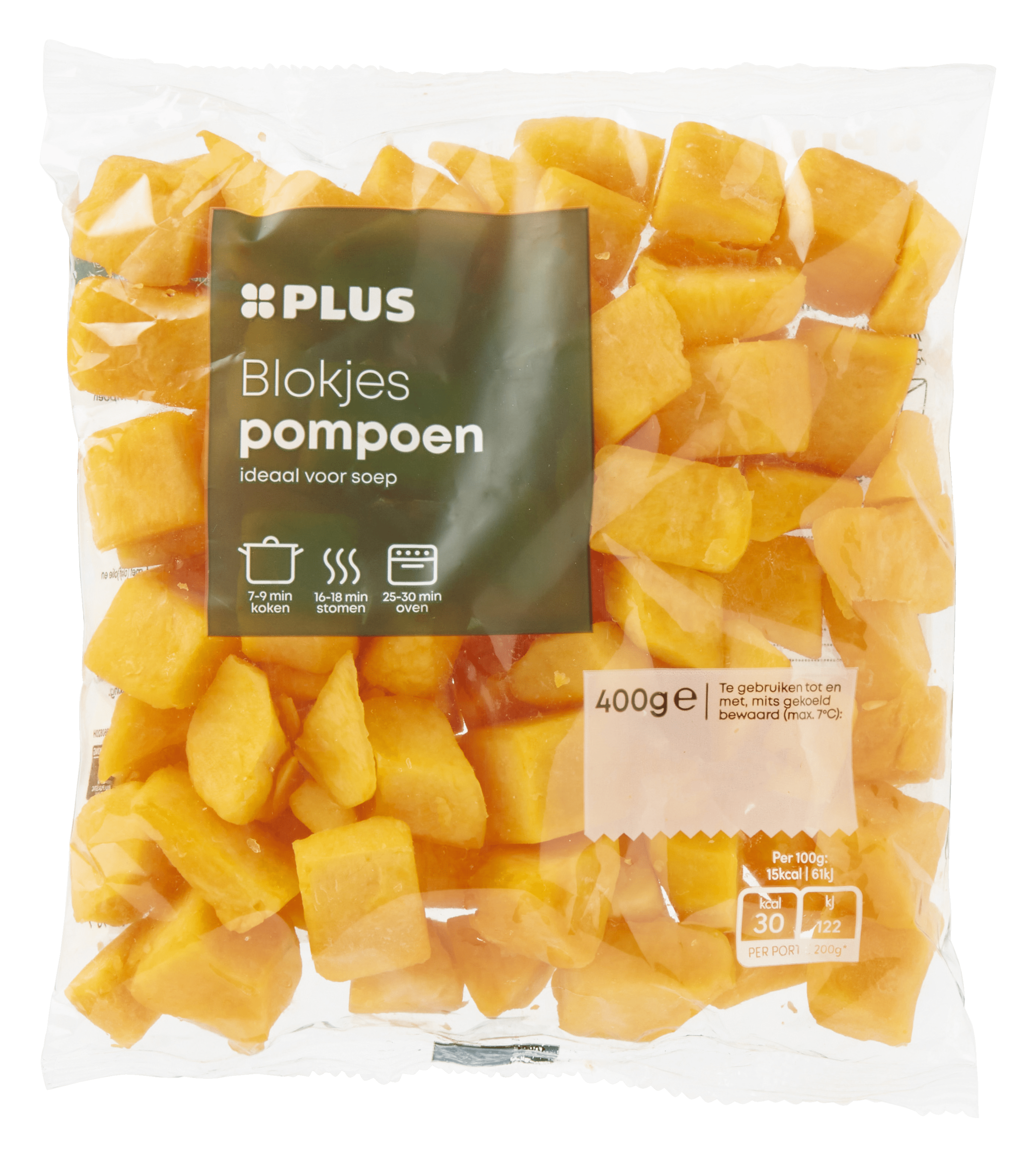 PLUS Pompoenblokjes