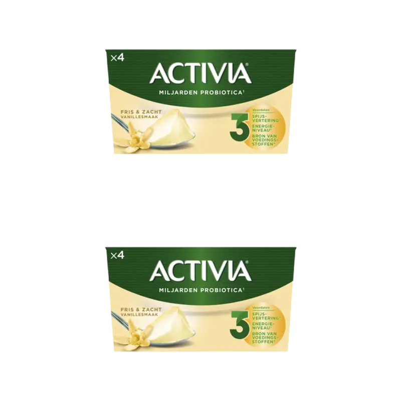 Activia Yoghurt vanille 2-pack