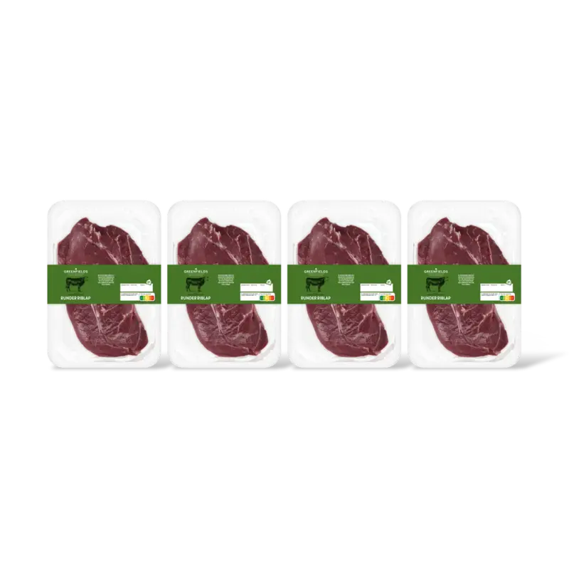 AH Greenfields Runder riblap 4-pack
