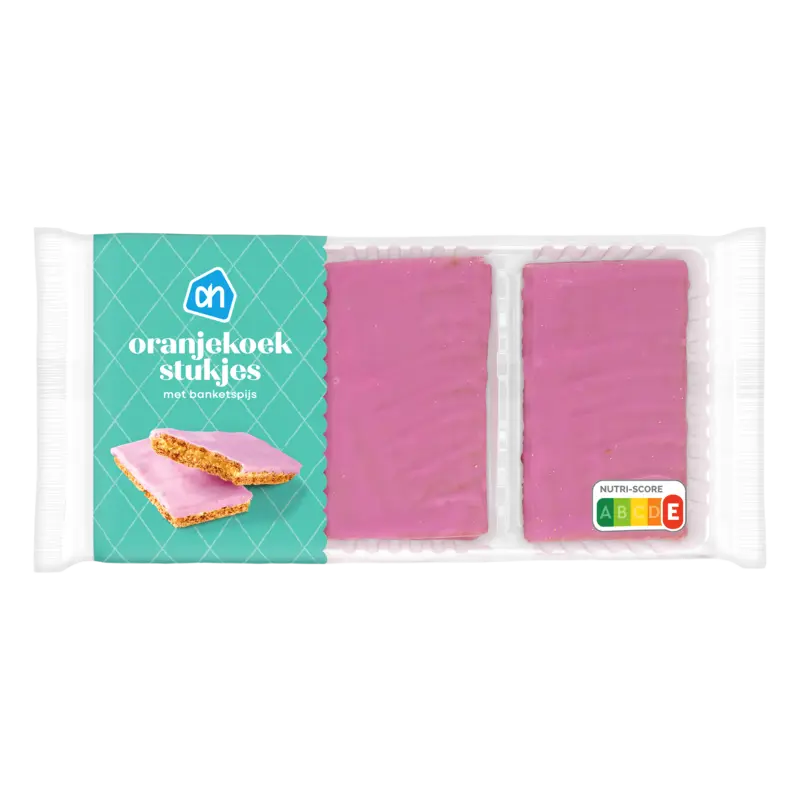 AH Oranjekoek stukjes met banketspijs