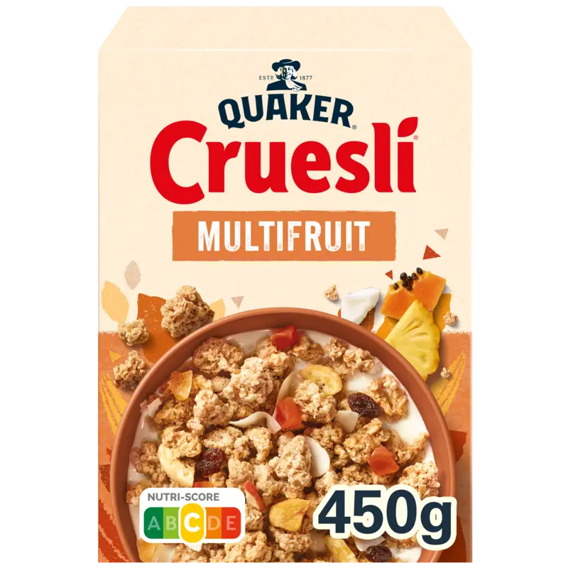 Quaker Cruesli multifruit