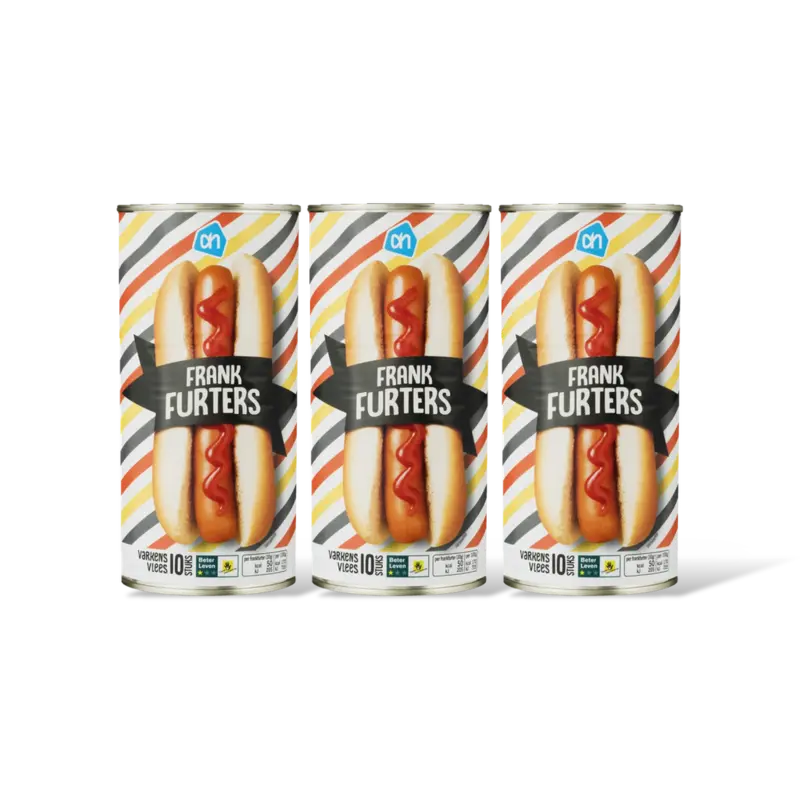 AH Frankfurters 3-pack