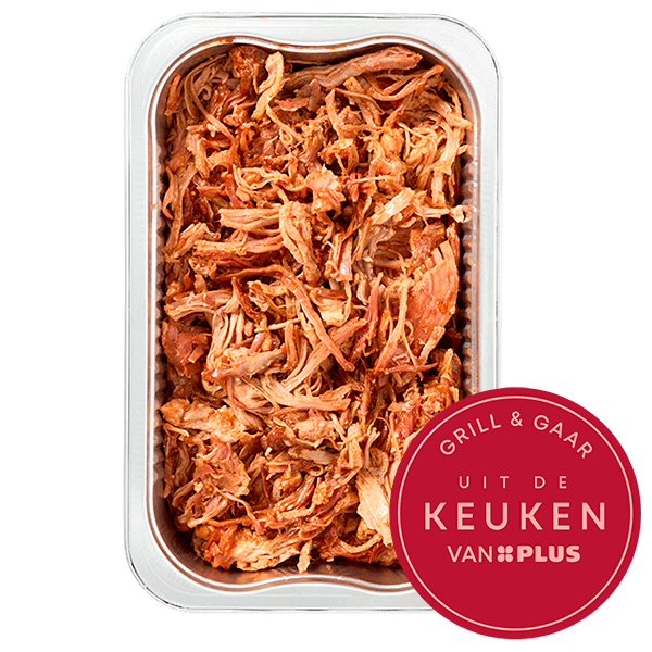 Uit de keuken van PLUS Pulled pork
