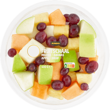 Jumbo Fruitschaal Meloen - Ananas Appel - Druif 400 g