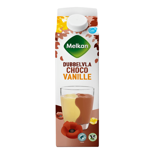 Melkan Dubbelvla vanille-chocolade