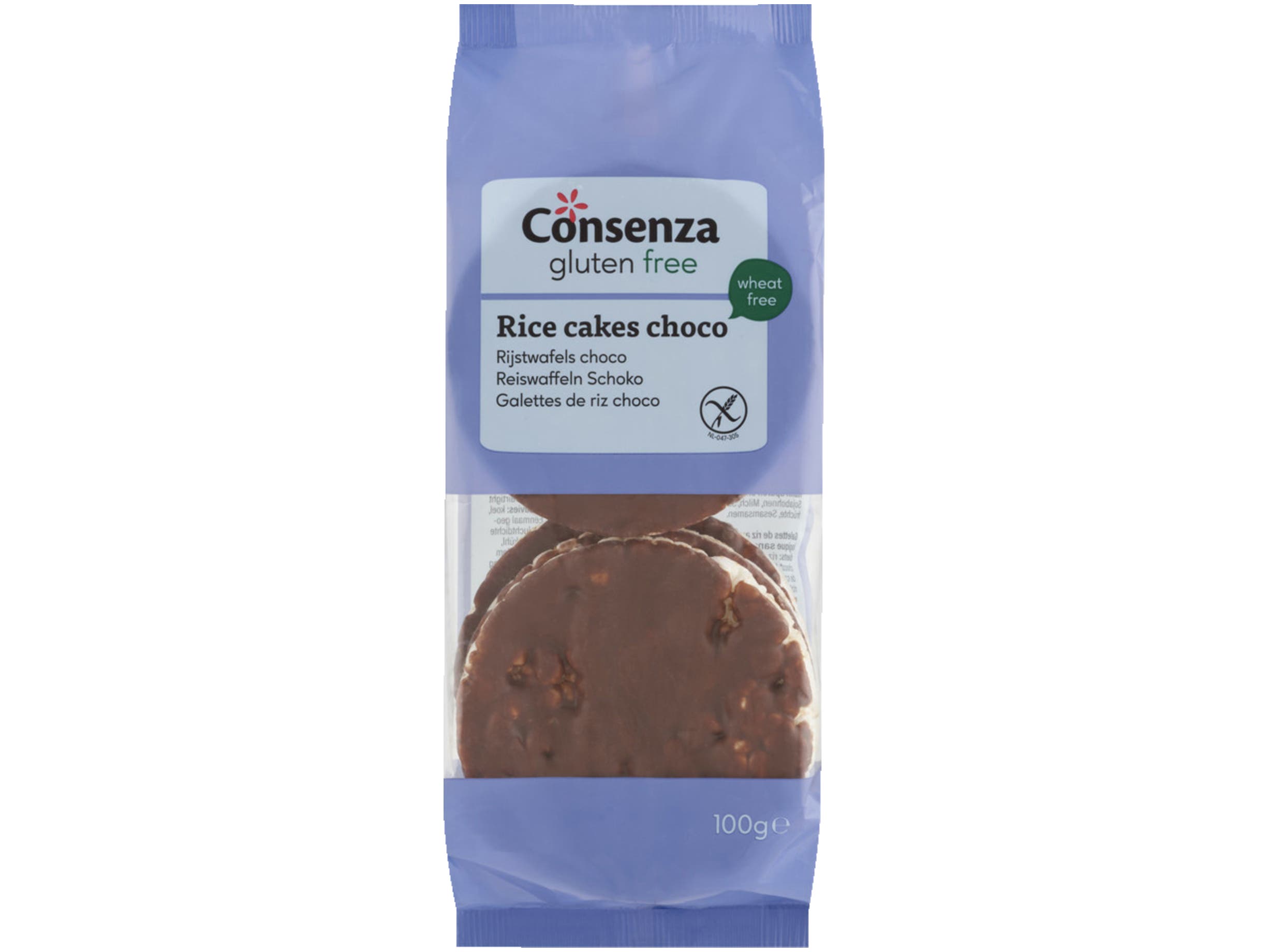 Rijstwafel chocolade