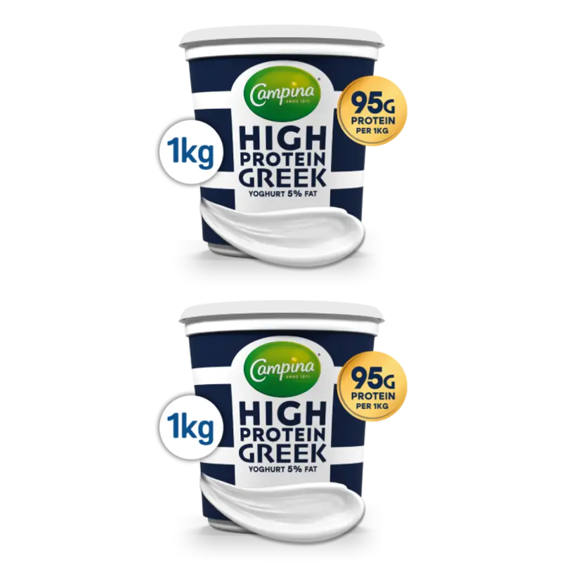 Campina Griekse yoghurt 5% 1kg 2-pack