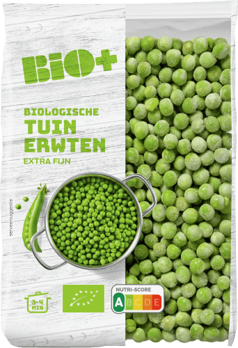 Bio+ Tuinerwten diepgevroren