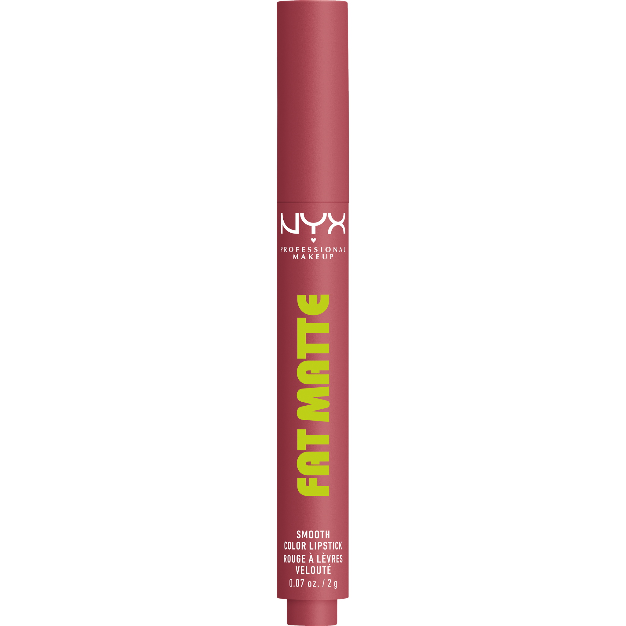 NYX Professional Make Up Fat Matte Lipstick 12 Blush Blanket Paars