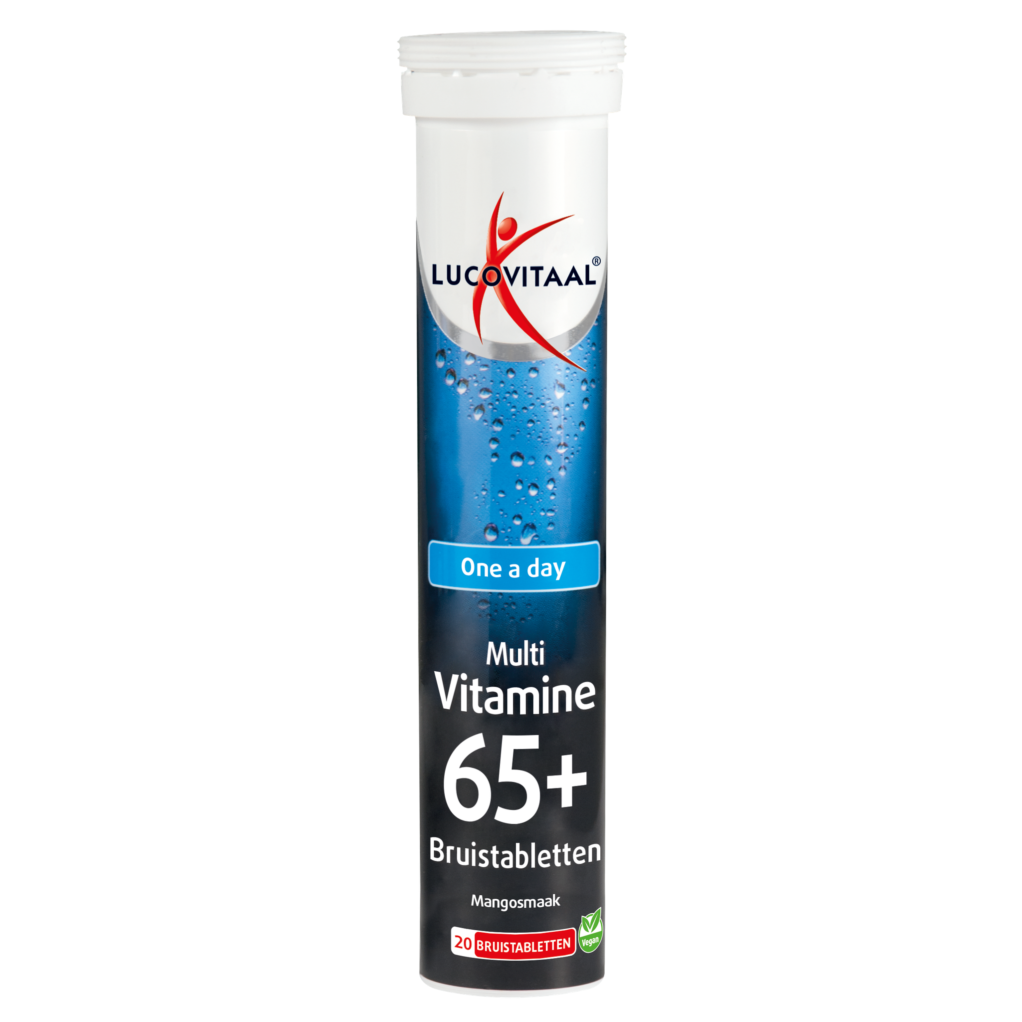 Lucovitaal Multi 65+ Mango Bruistabletten 20 stuks